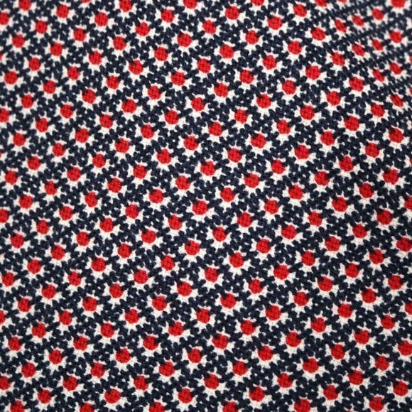 Talbots Heritage Slim Skinny Crop Pants High Rise Red‎ Blue Stretch 8 - Picture 10 of 12